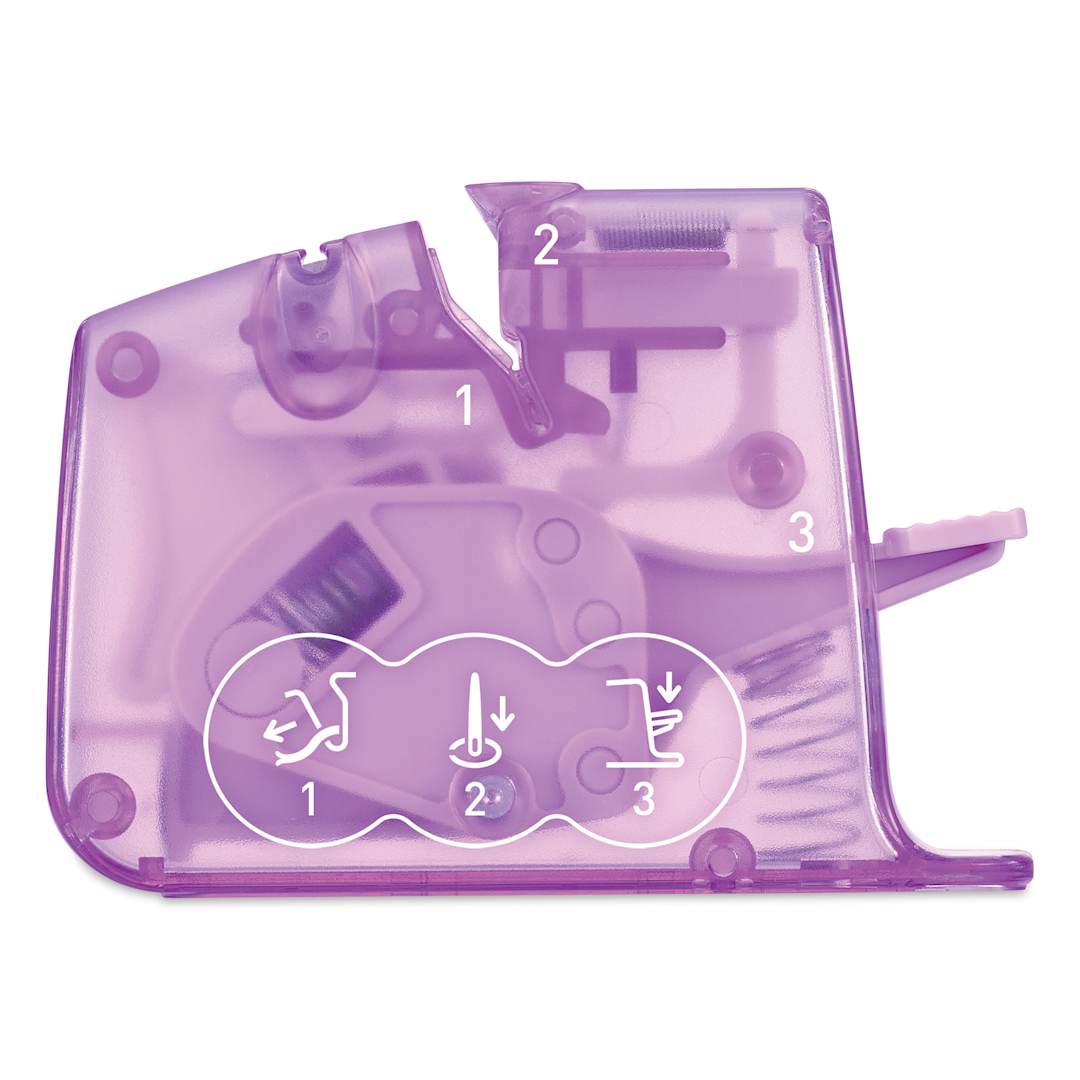 Open in modal - Clover Quick Desktop Needle Threader - Dark Pink