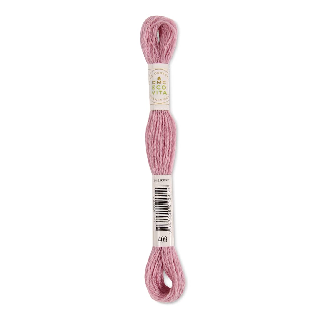 Open in modal - DMC Eco Vita Organic Wool Thread - Clematis Cochineal, 17-1/2 yds