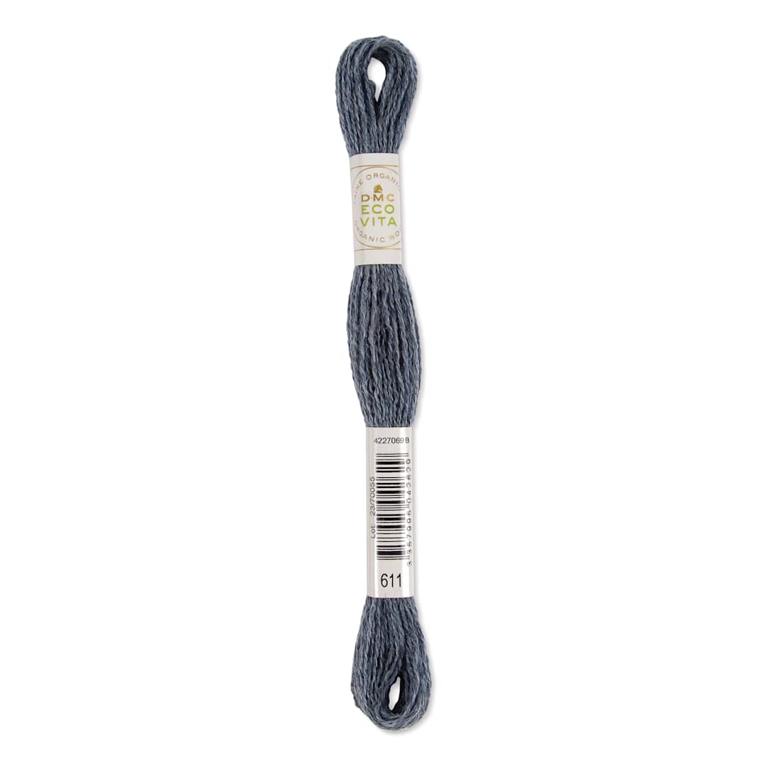 Open in modal - DMC Eco Vita Organic Wool Thread - Cloud Indigo, 17-1/2 yds