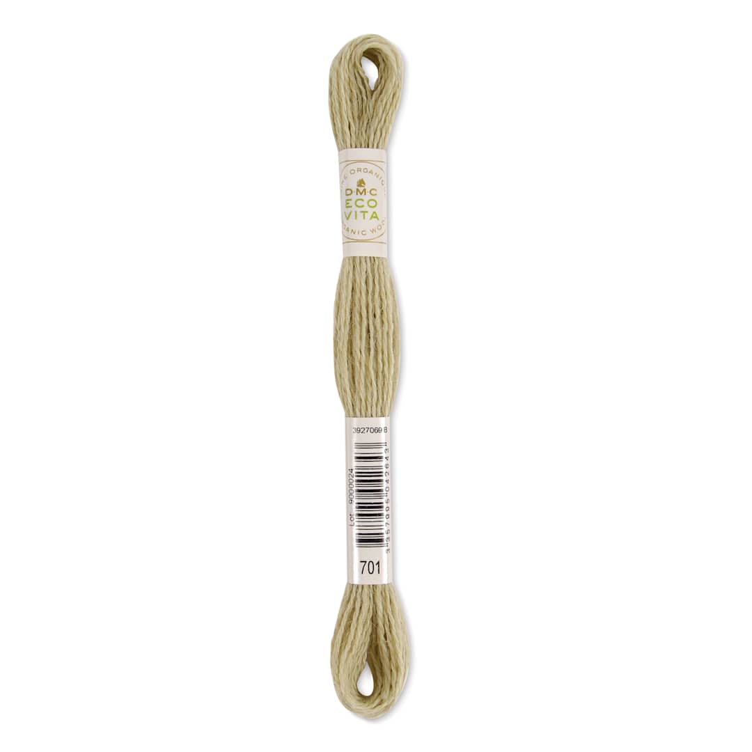 Open in modal - DMC Eco Vita Organic Wool Thread - Soft Common Ivy, 17-1/2 yds