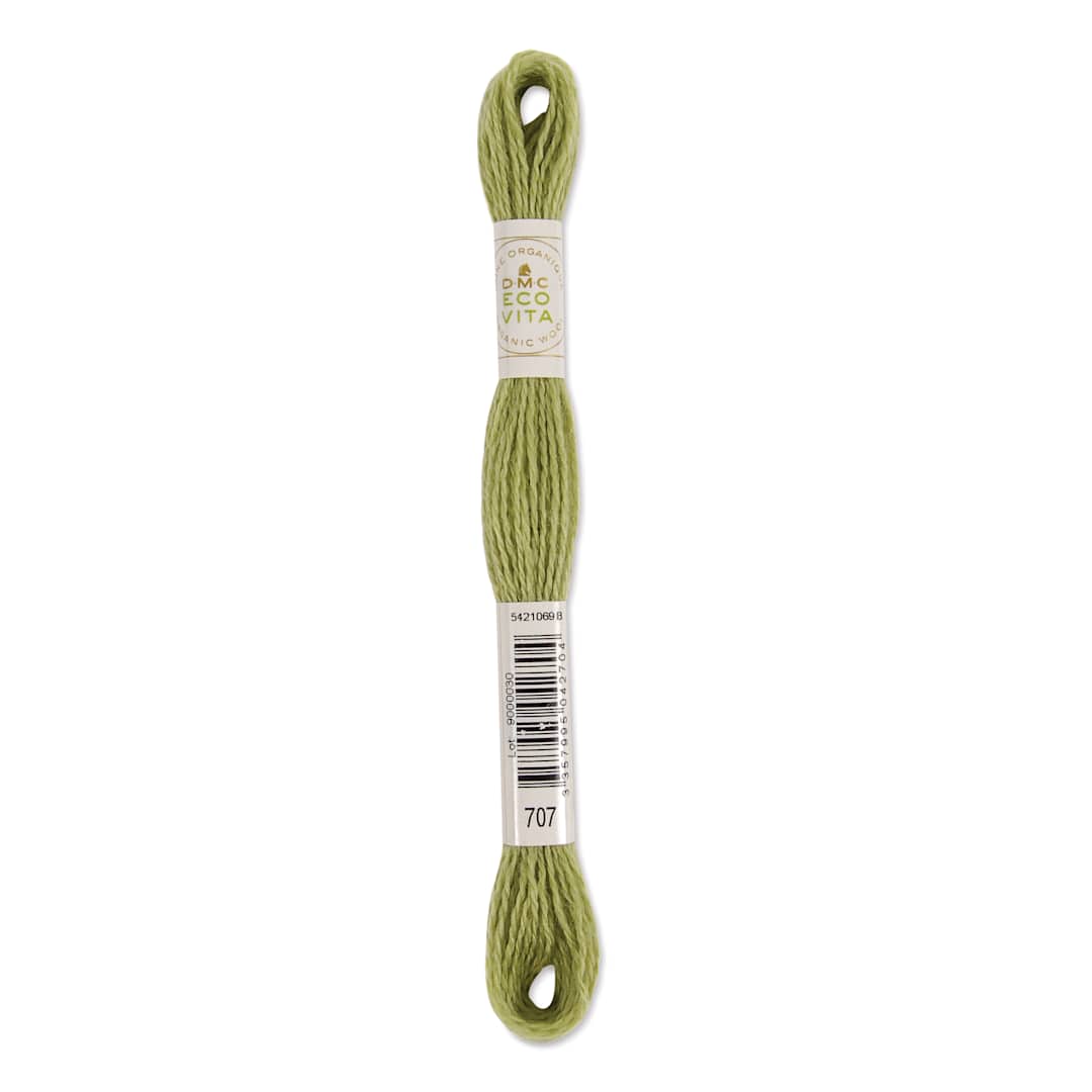 Open in modal - DMC Eco Vita Organic Wool Thread - Lime Woald, 17-1/2 yds