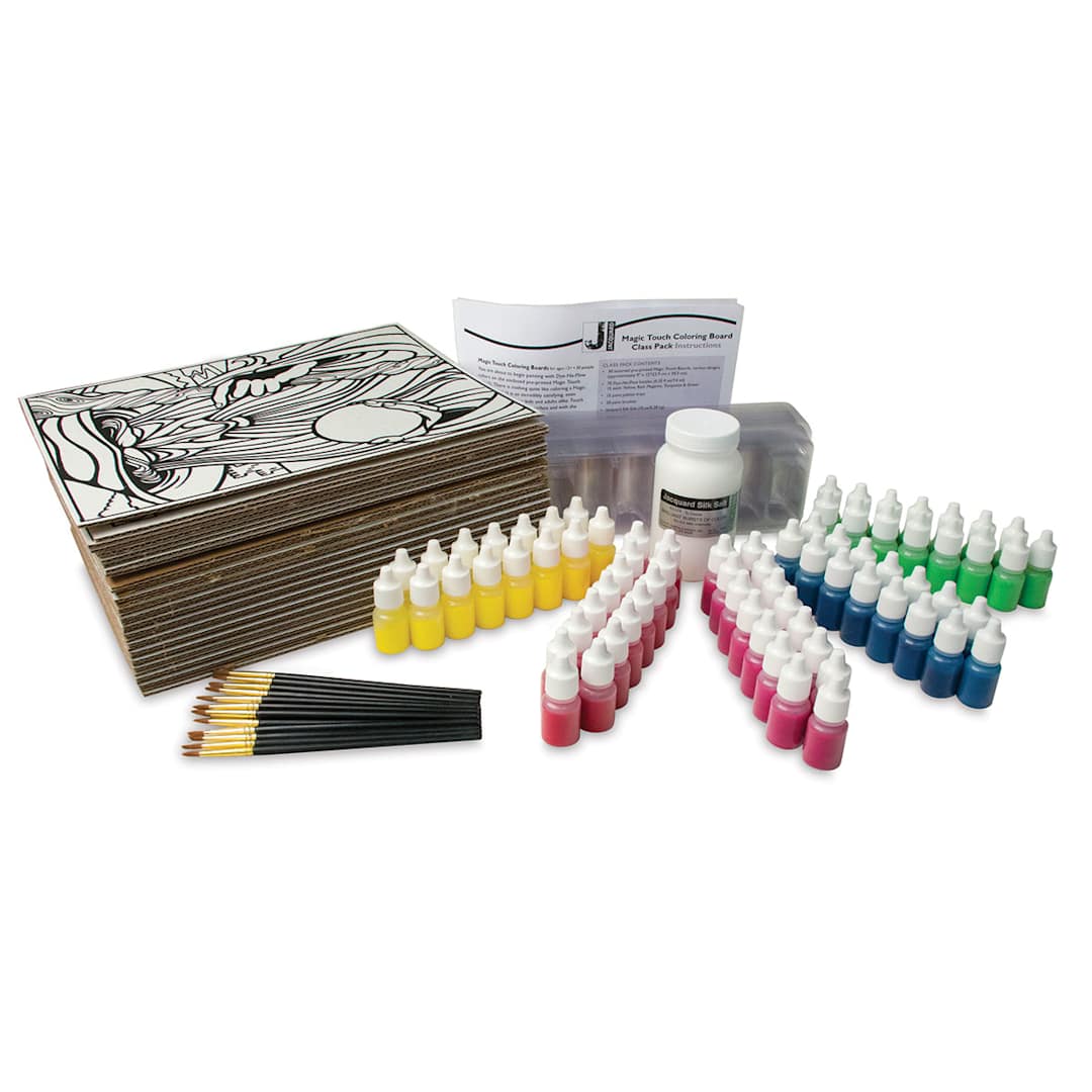 Open in modal - Jacquard Magic Touch Silk Painting Class Packs