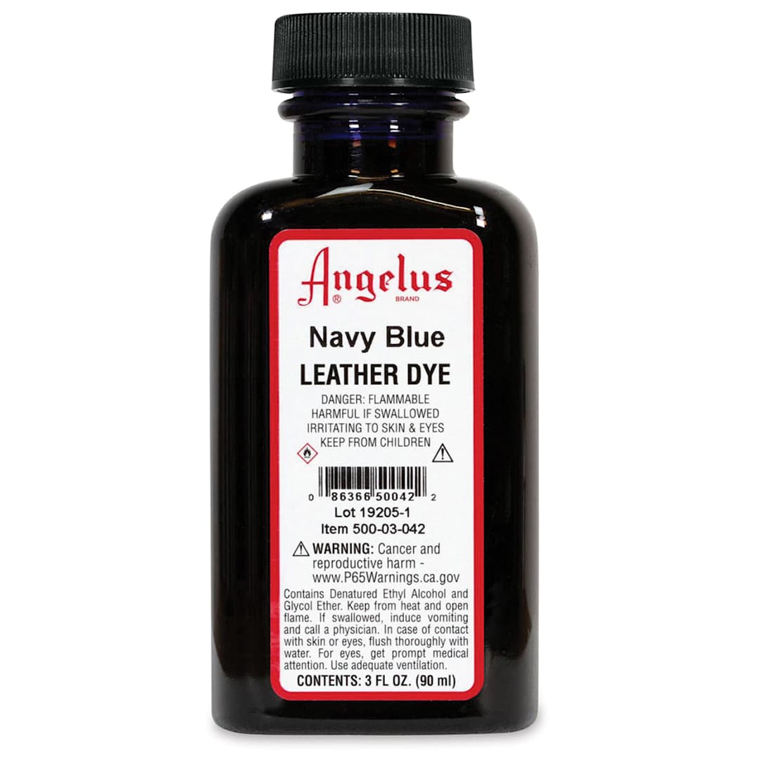 Open in modal - Angelus Leather Dye - Navy Blue, 3 oz, Bottle
