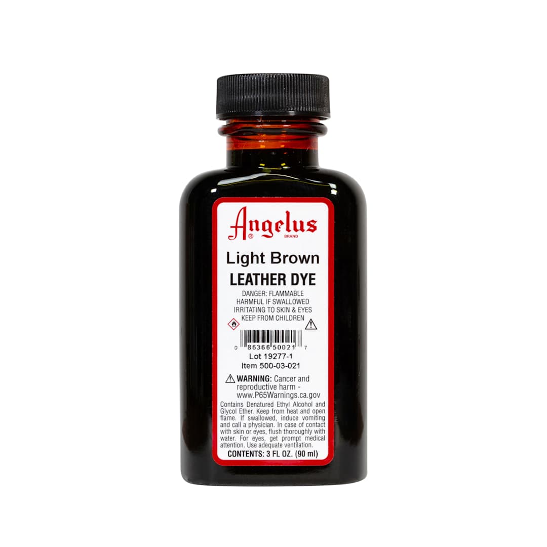 Open in modal - Angelus Leather Dyes Light Brown - 3 oz. Dauber Bottle