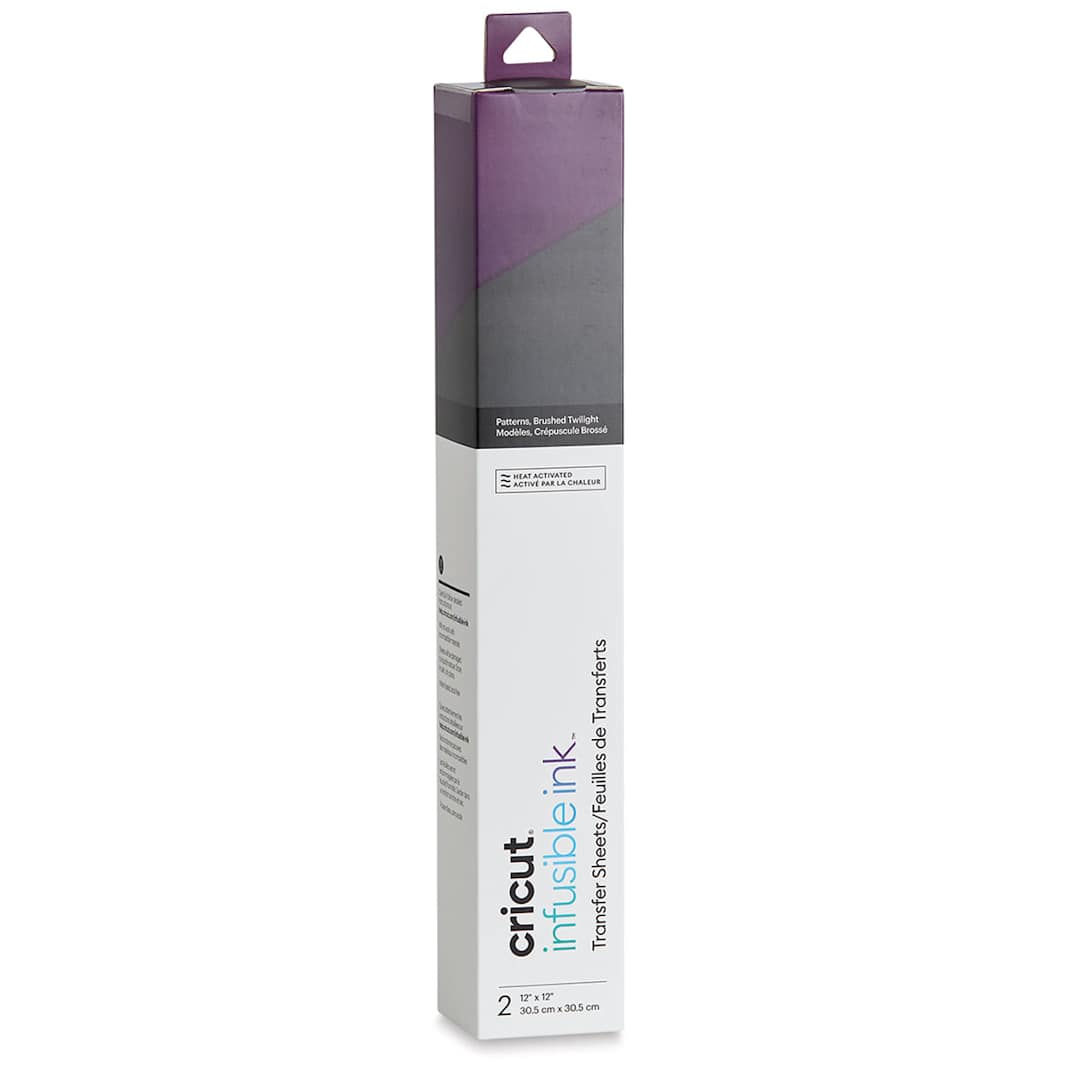 Open in modal - Cricut Infusible Ink Patterned Transfer Sheets - Brushed Twilight, 12" x 12", 2 Sheets