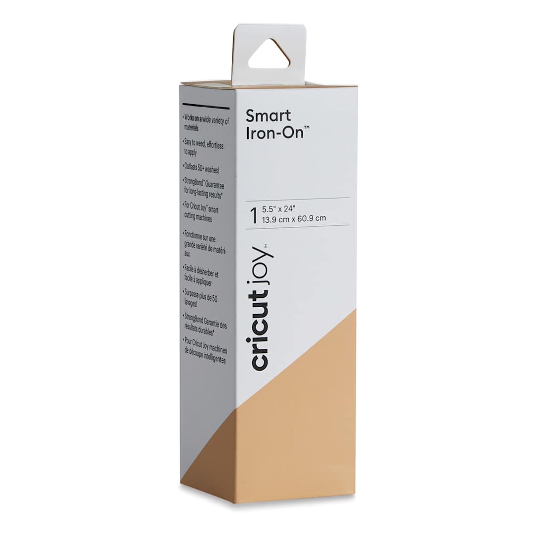 Open in modal - Cricut Joy Smart Iron-On - Parchment, 5-1/2" x 24", Roll (In packaging)
