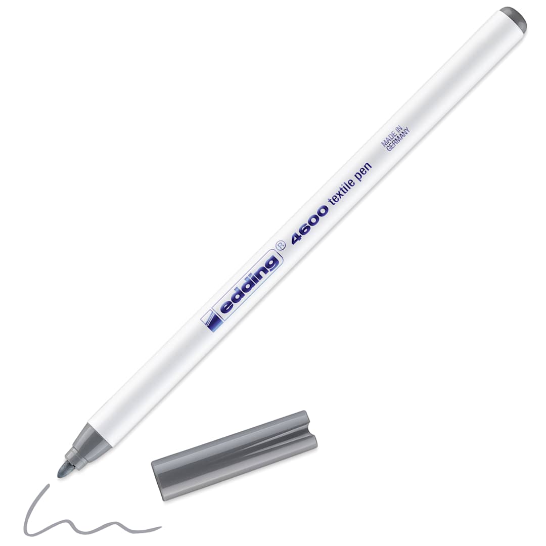 Open in modal - Edding 4600 Textile Pen - Gray