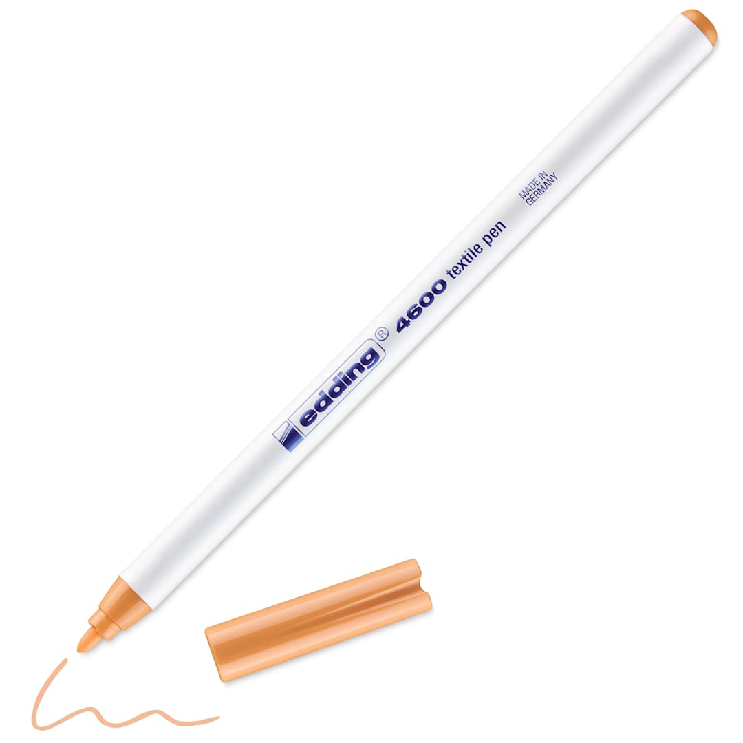 Open in modal - Edding 4600 Textile Pen - Light Orange