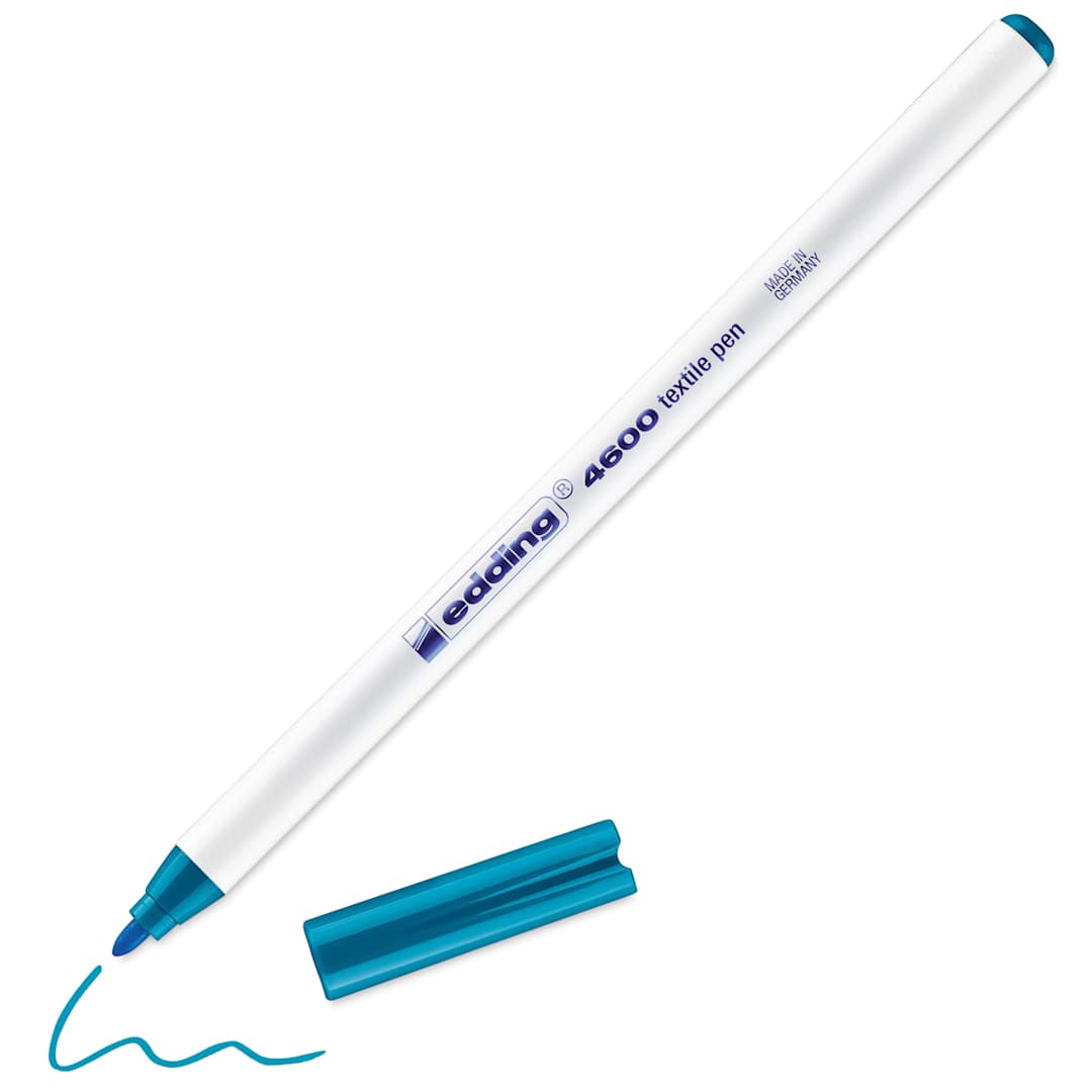 Open in modal - Edding 4600 Textile Pen - Orient Blue