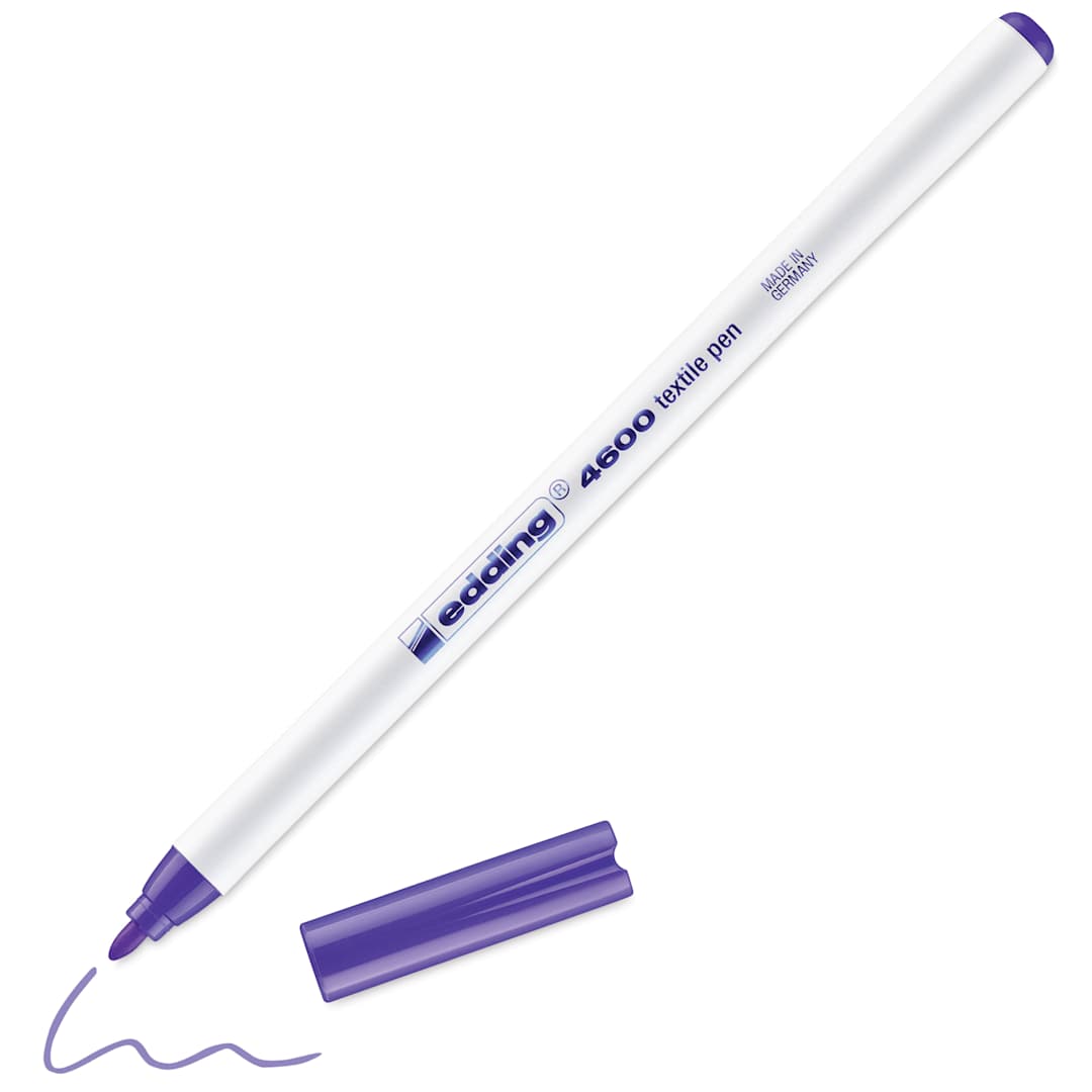 Open in modal - Edding 4600 Textile Pen - Neon Violet