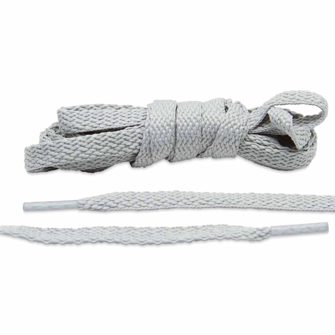 Open in modal - Angelus Lace Lab Flat Colored Shoe Laces - Light Grey
