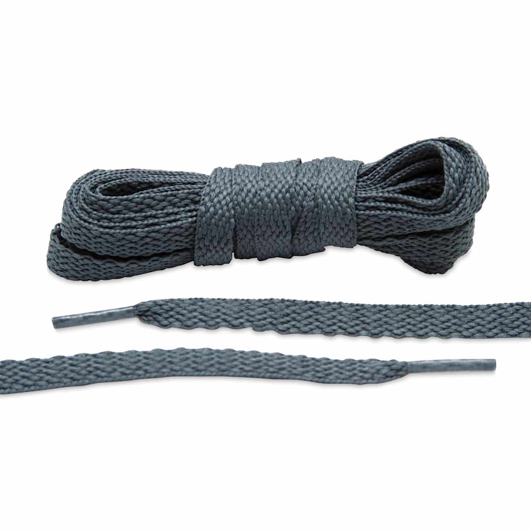 Open in modal - Angelus Lace Lab Flat Colored Shoe Laces - Dark Grey