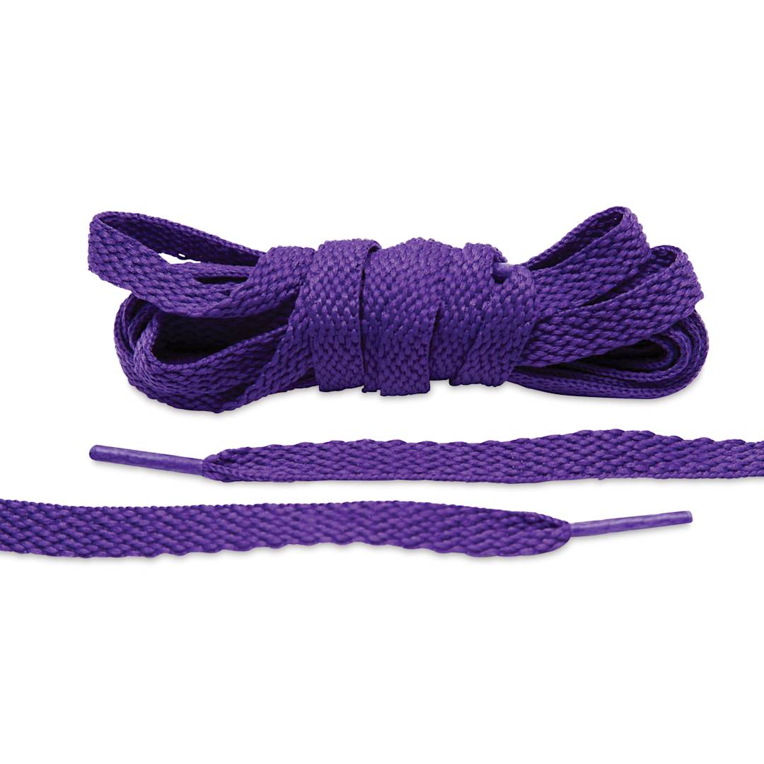 Open in modal - Angelus Lace Lab Flat Colored Shoe Laces - Purple