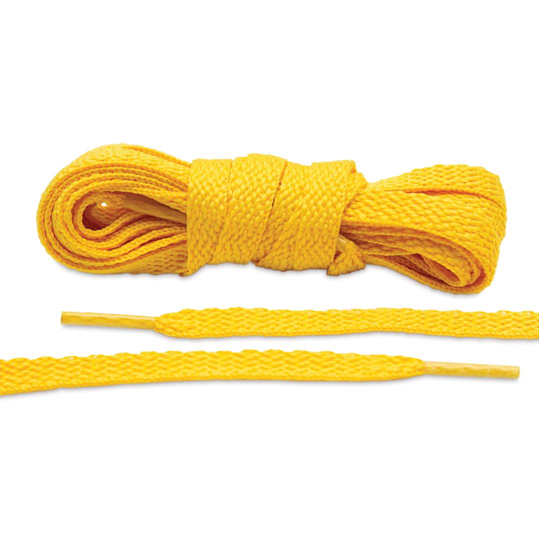 Open in modal - Angelus Lace Lab Flat Colored Shoe Laces - Gold