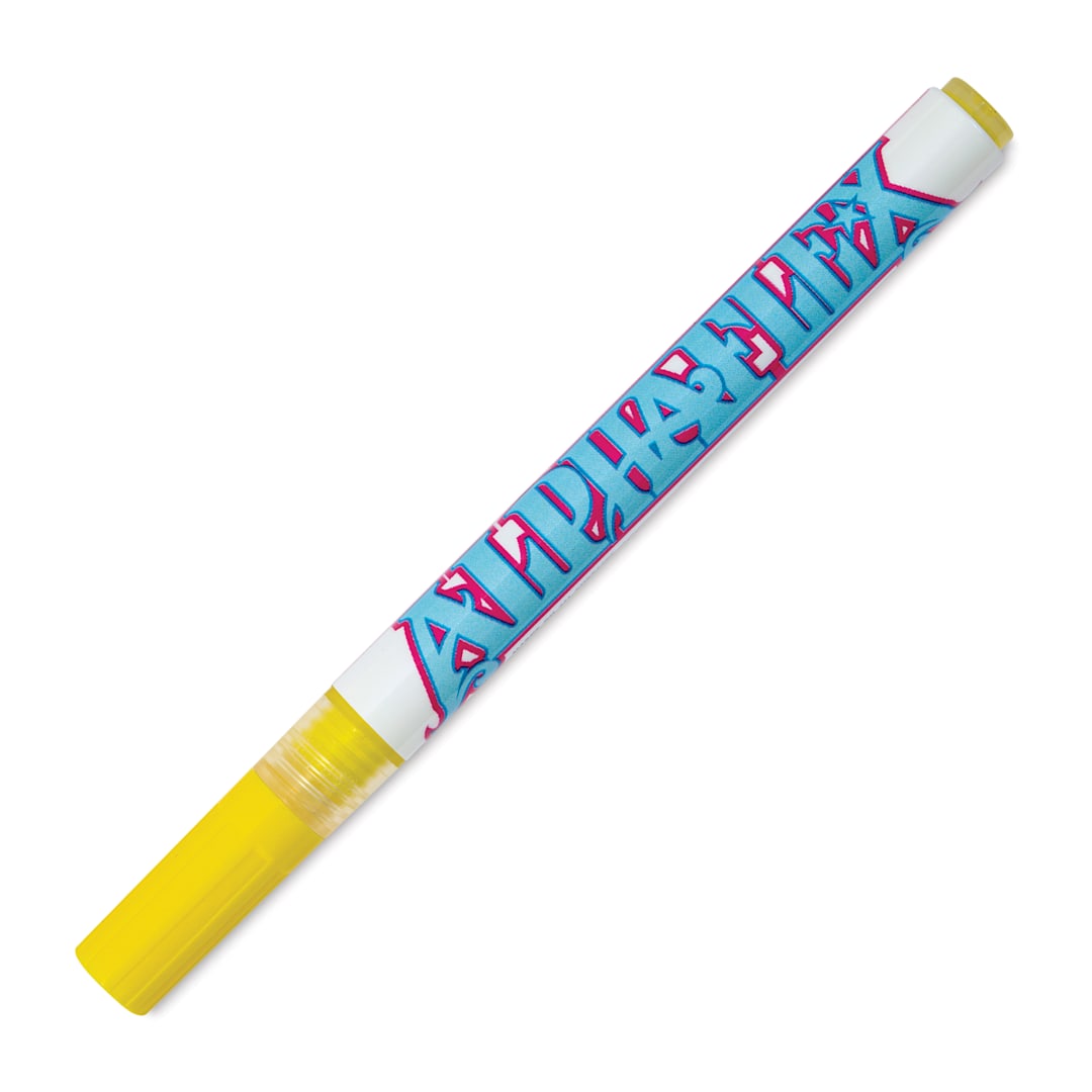 Open in modal - Alpha6 AlphaFlex Textile and Leather Paint Marker - Yellow, 1 mm