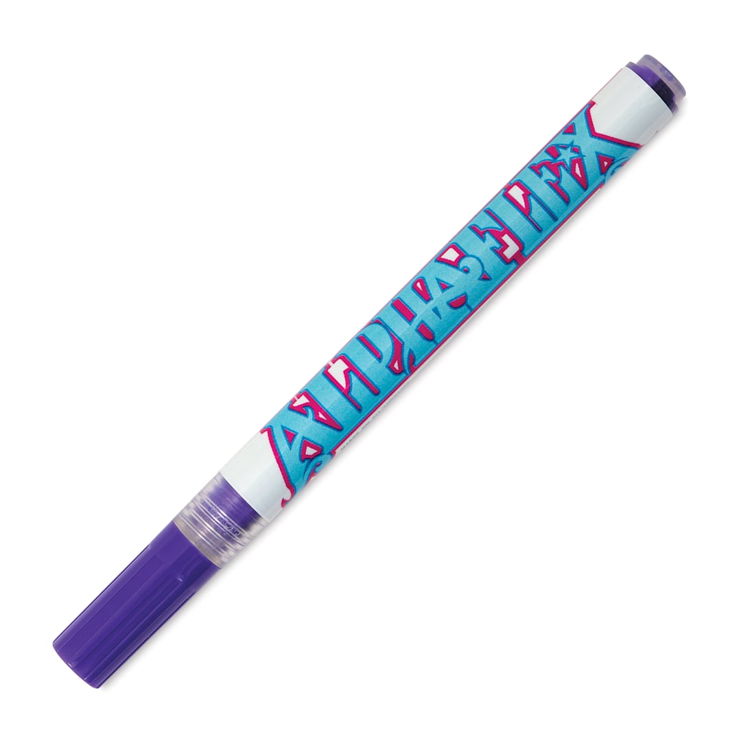 Open in modal - Alpha6 AlphaFlex Textile and Leather Paint Marker - Purple, 1 mm