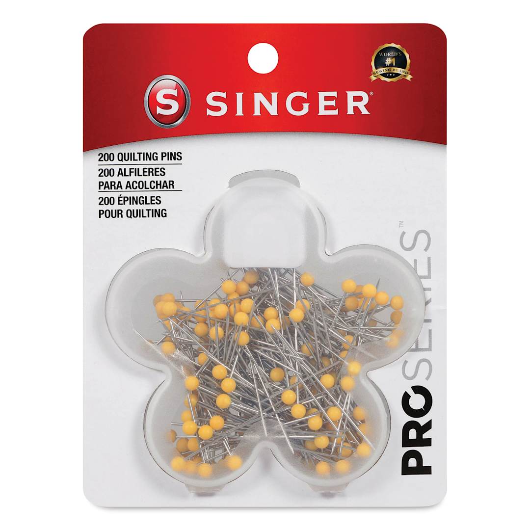 Open in modal - Singer ProSeries Ball-Head Quilting Pins front of packaging