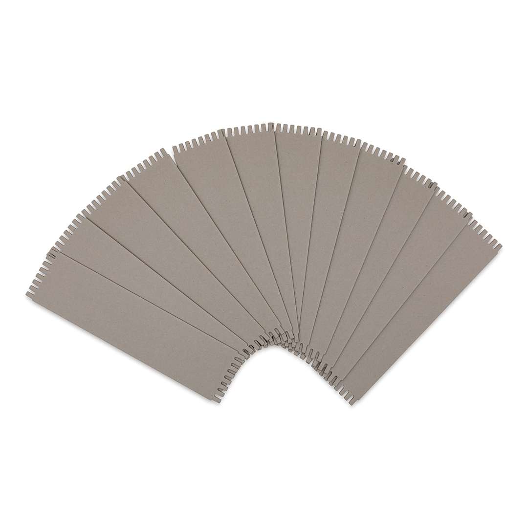 Open in modal - Wide-Notch Cardboard Looms - Pkg of 12, 3.25" x 13"