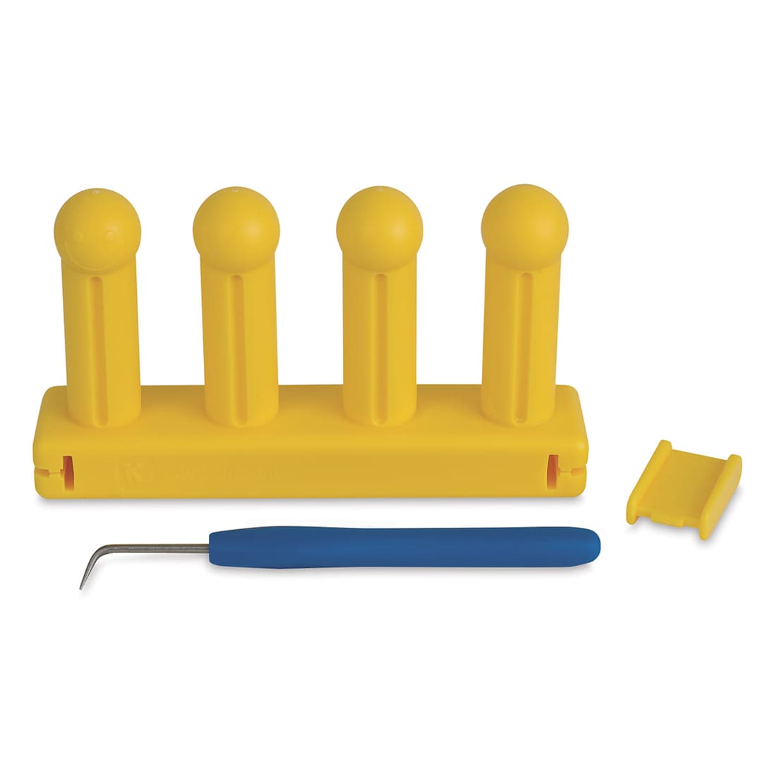 Open in modal - KB Zippy Loom - Single Zippy loom segment with Loom hook and connector