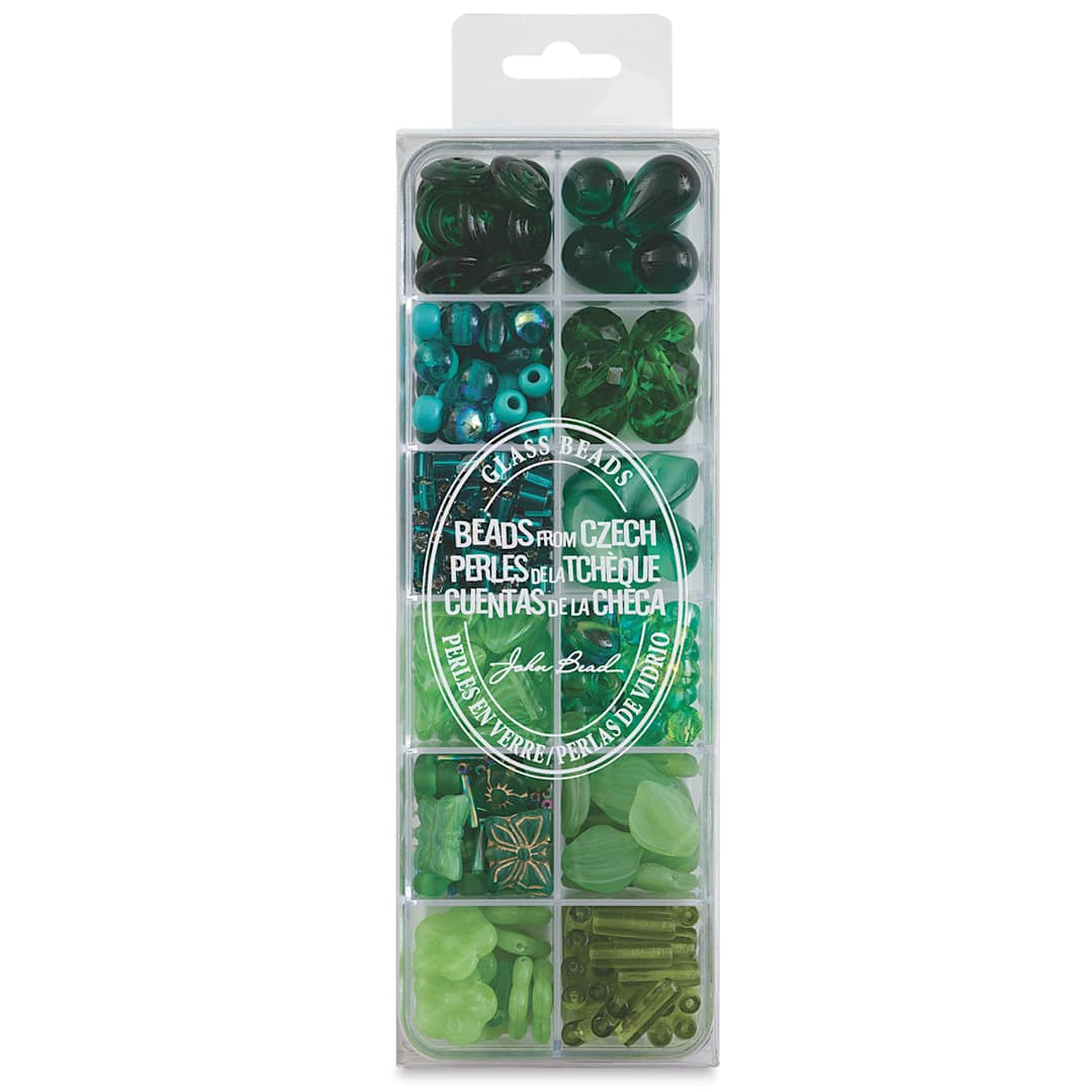 Open in modal - Czech Glass Bead Box Mixes - Front of package of The Amazon Bead Assortment