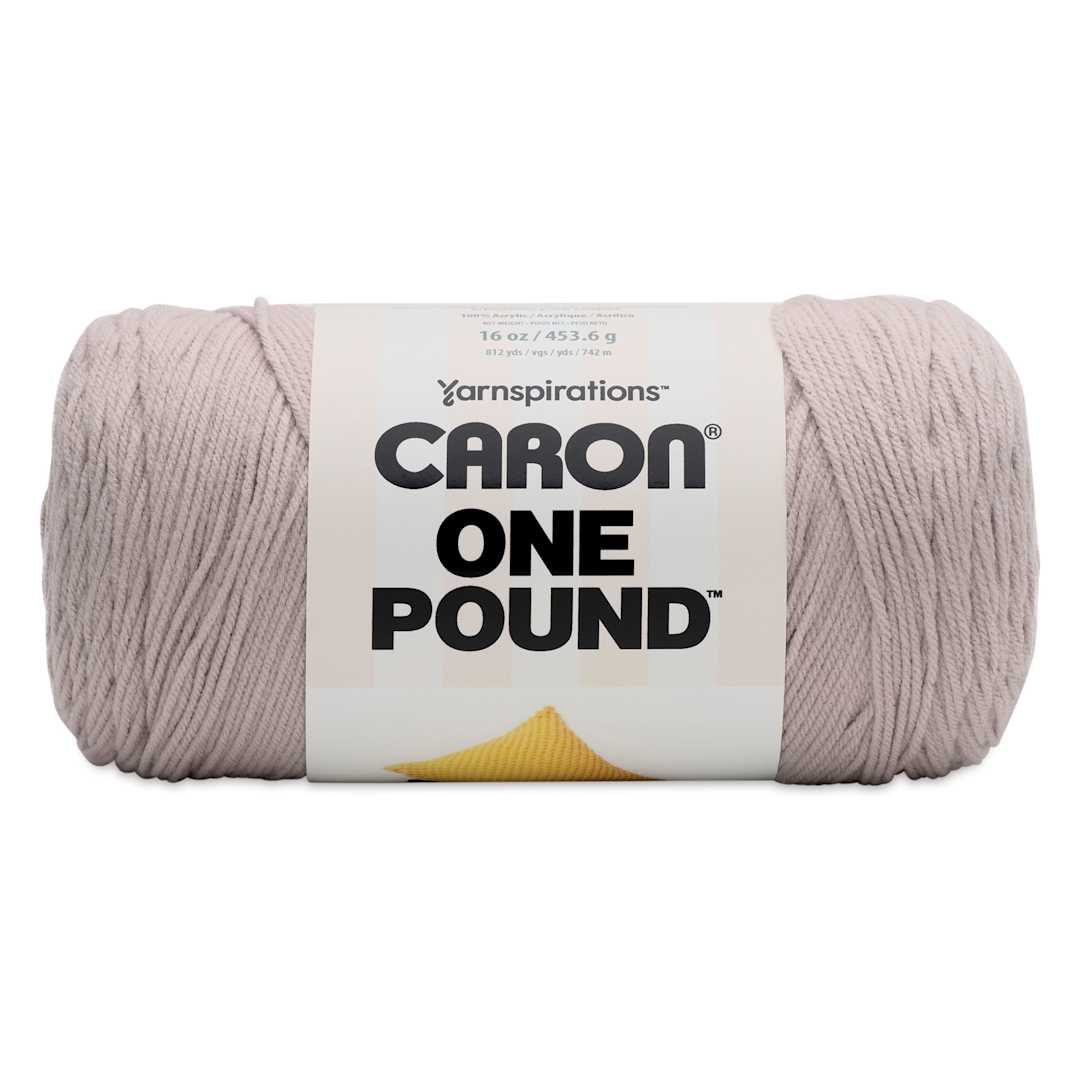 Open in modal - Caron One Pound Acrylic Yarn - 1 lb, 4-Ply, Dove