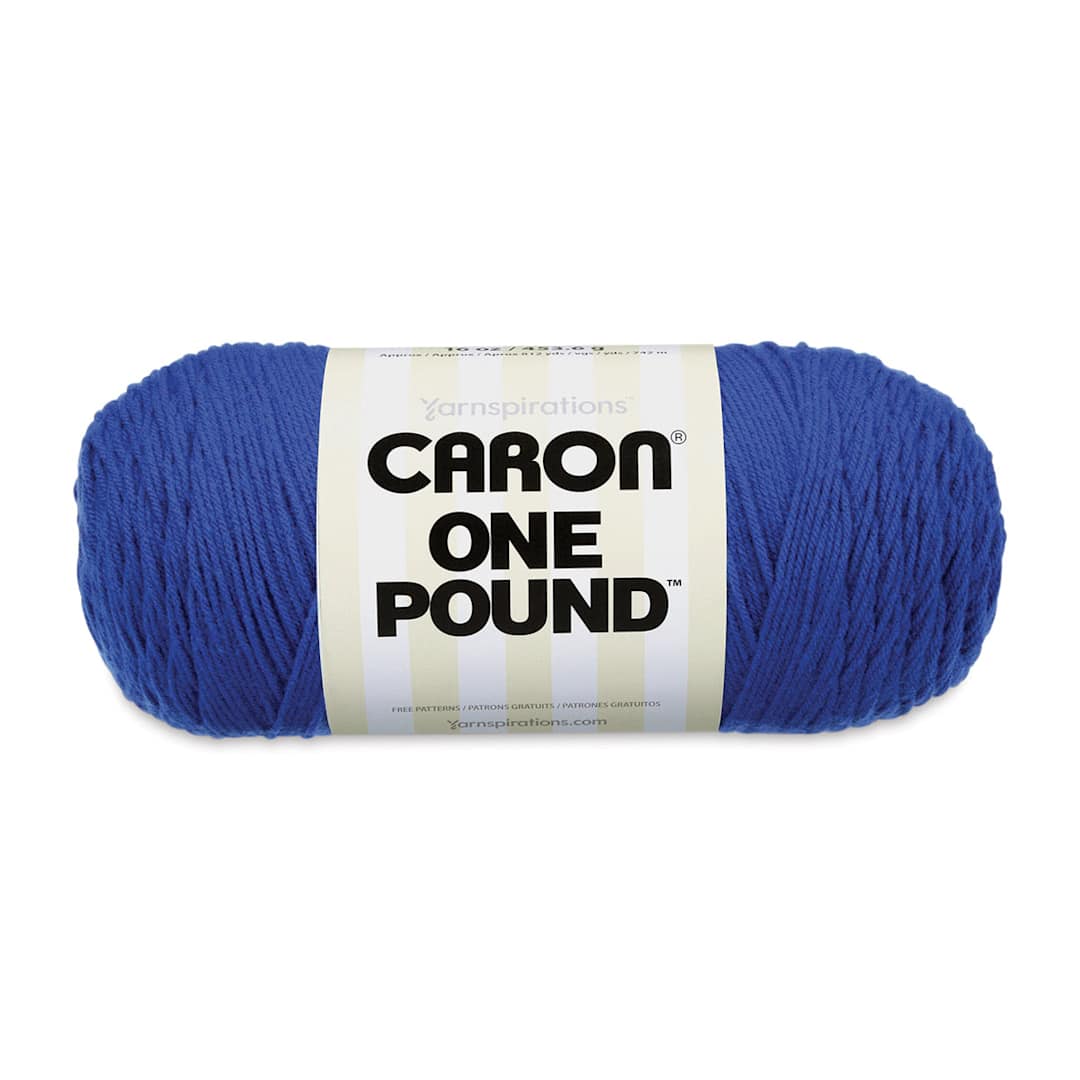 Open in modal - Caron One Pound Acrylic Yarn - 1 lb, 4-Ply, Royalty