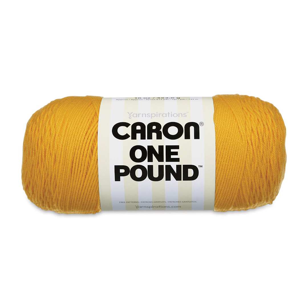 Open in modal - Caron One Pound Acrylic Yarn - 1 lb, 4-Ply, Sunflower