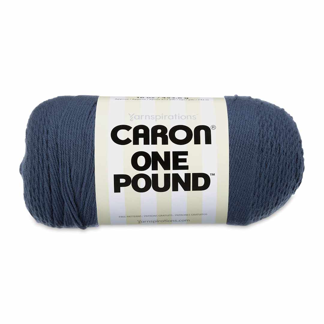 Open in modal - Caron One Pound Acrylic Yarn - 1 lb, 4-Ply, Cape Cod Blue