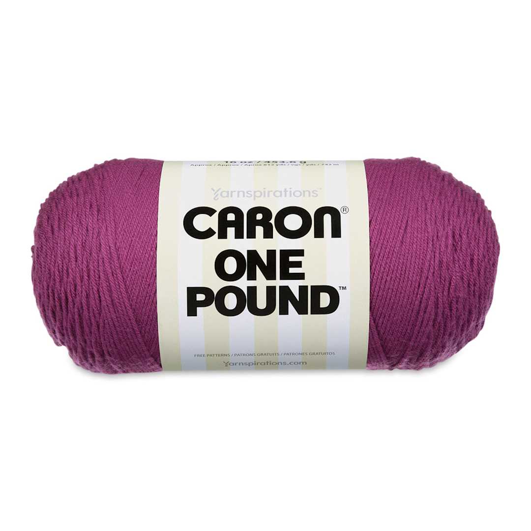 Open in modal - Caron One Pound Acrylic Yarn - 1 lb, 4-Ply, Purple