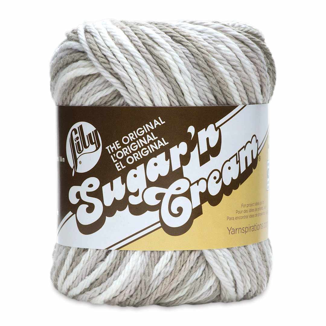 Open in modal - Lily Sugar N' Cream Yarn - 2 oz, 4-Ply, Greige Ombre