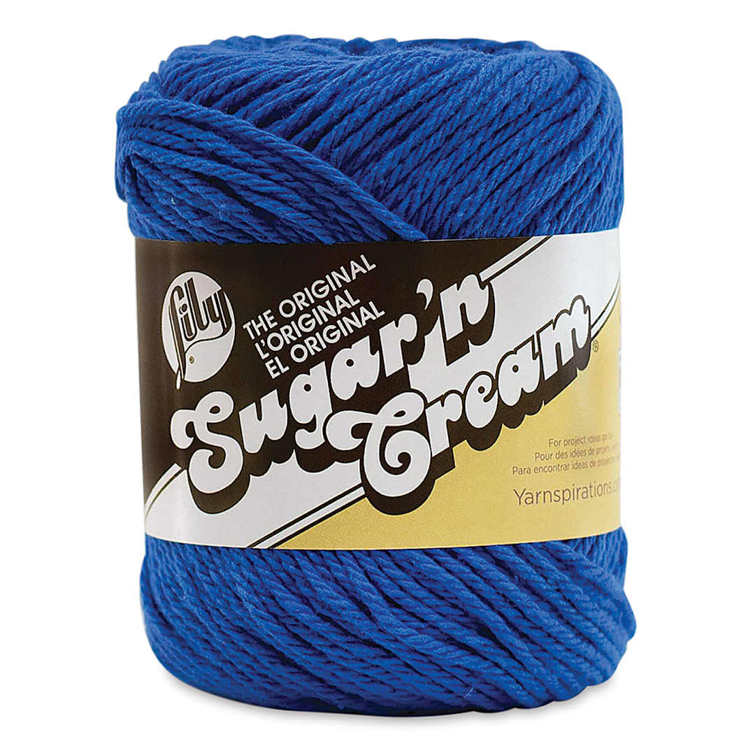 Open in modal - Lily Sugar N' Cream Yarn - 2.5 oz, 4-Ply, Dazzle Blue