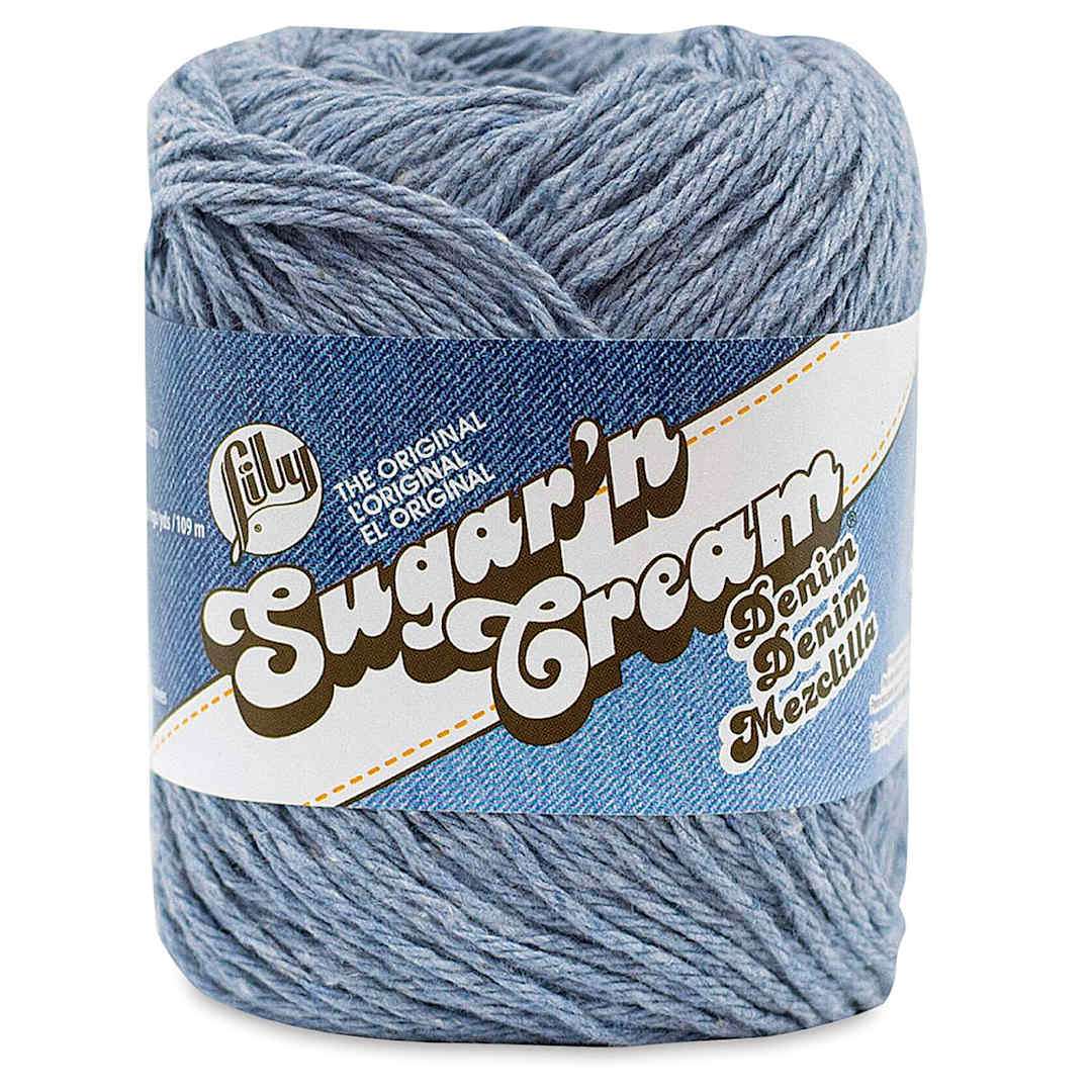 Open in modal - Lily Sugar N' Cream Yarn - 2 oz, 4-Ply, Stonewash