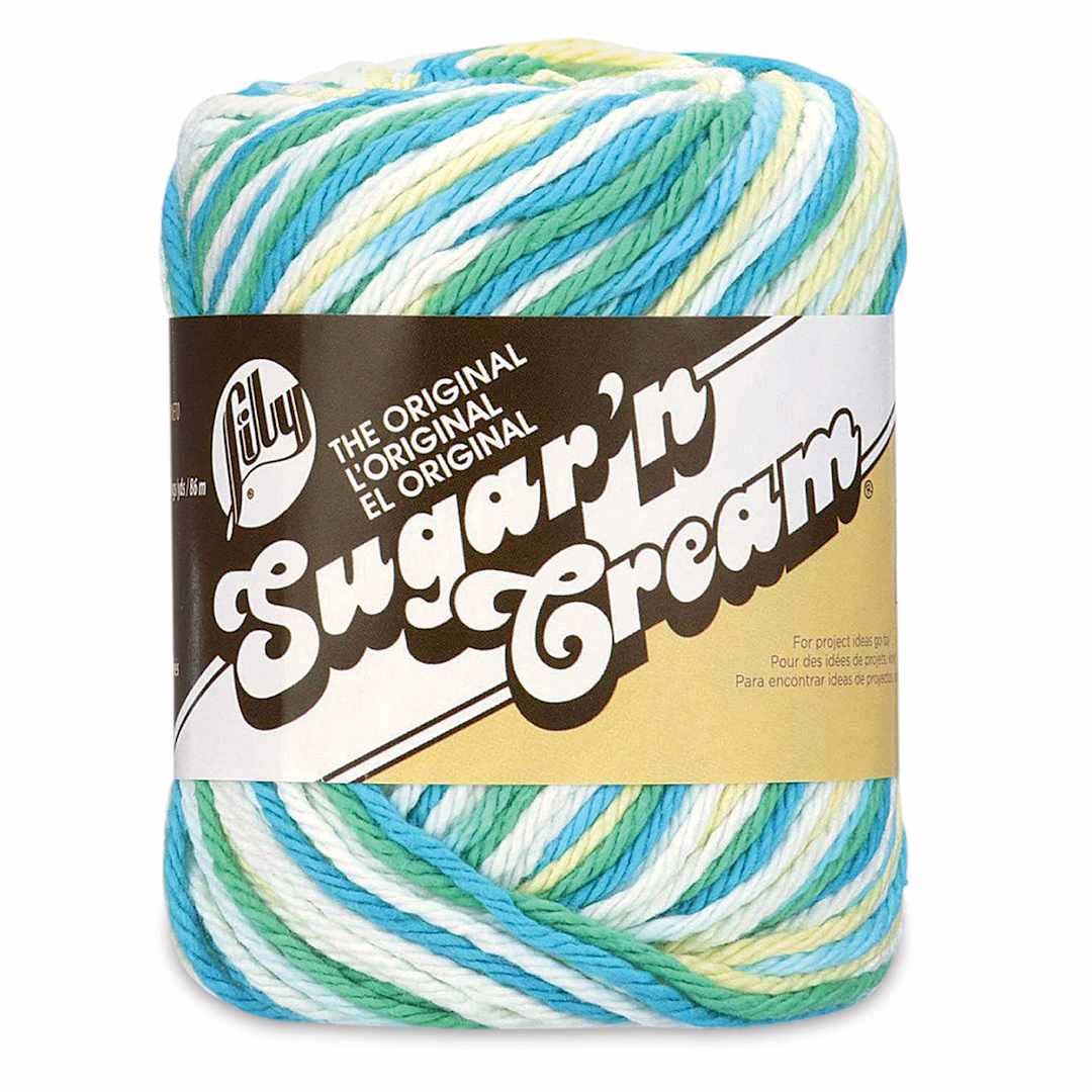 Open in modal - Lily Sugar N' Cream Yarn - 2 oz, 4-Ply, Mod Ombre