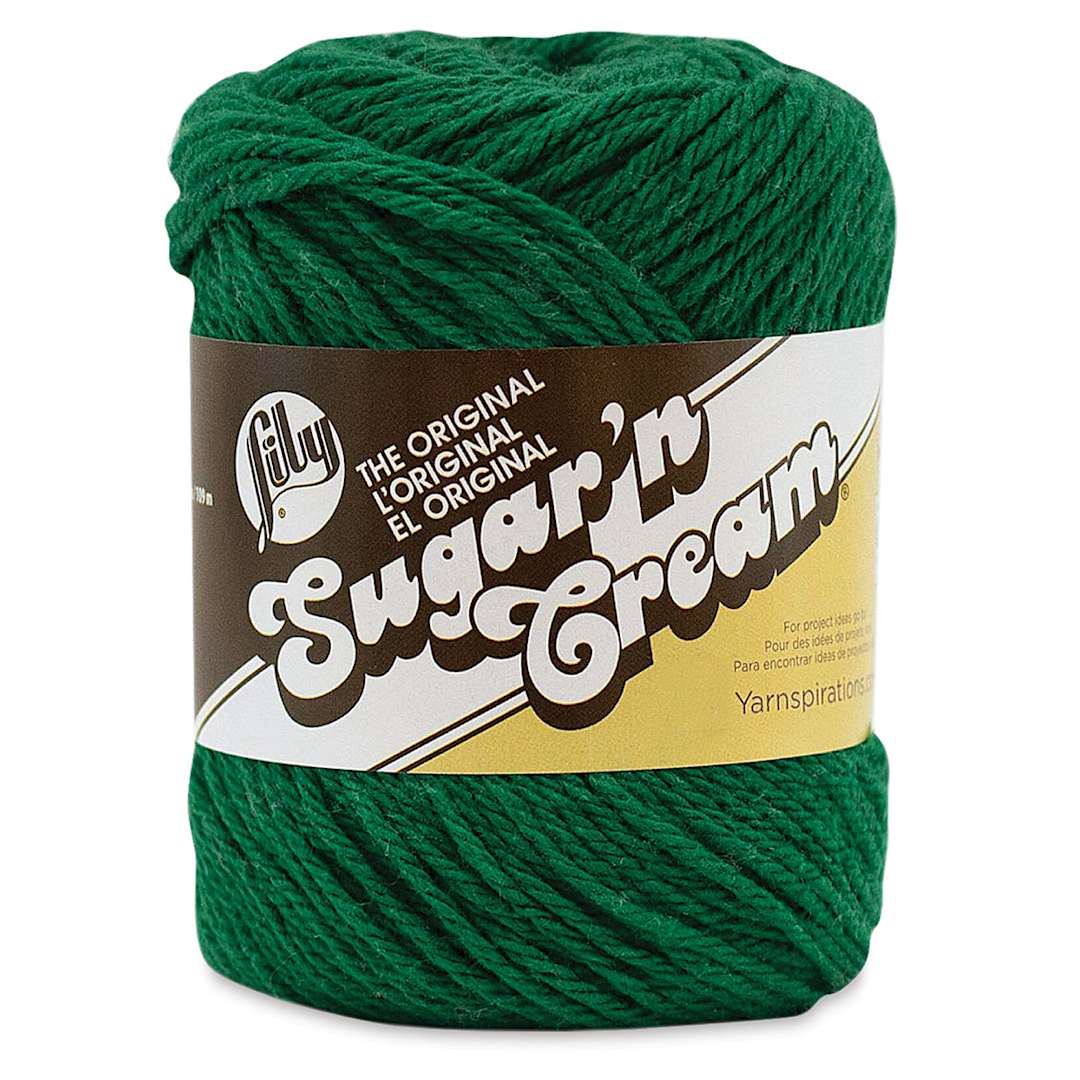 Open in modal - Lily Sugar N' Cream Yarn - 2.5 oz, 4-Ply, Dark Pine