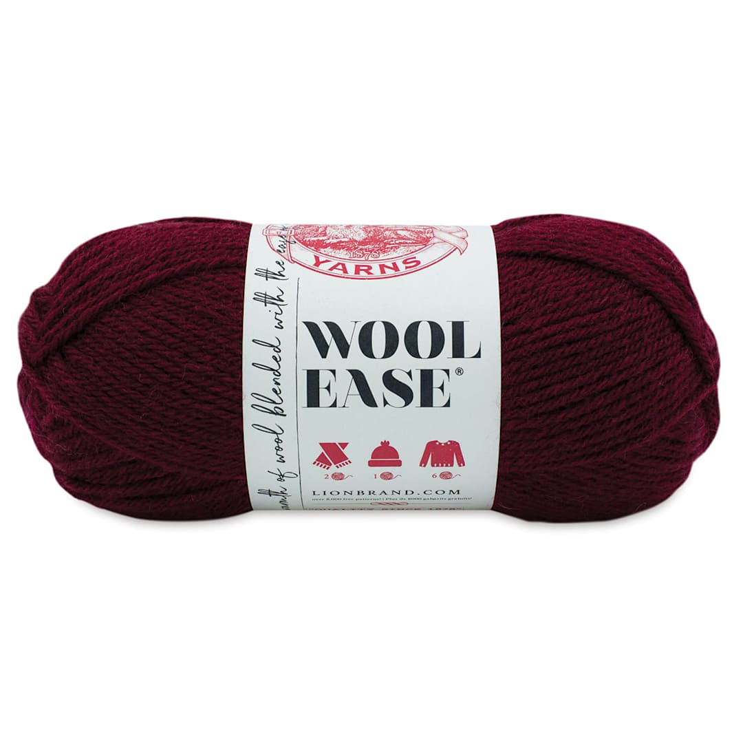 Open in modal - Lion Brand Wool-Ease Yarn - Tawny Port