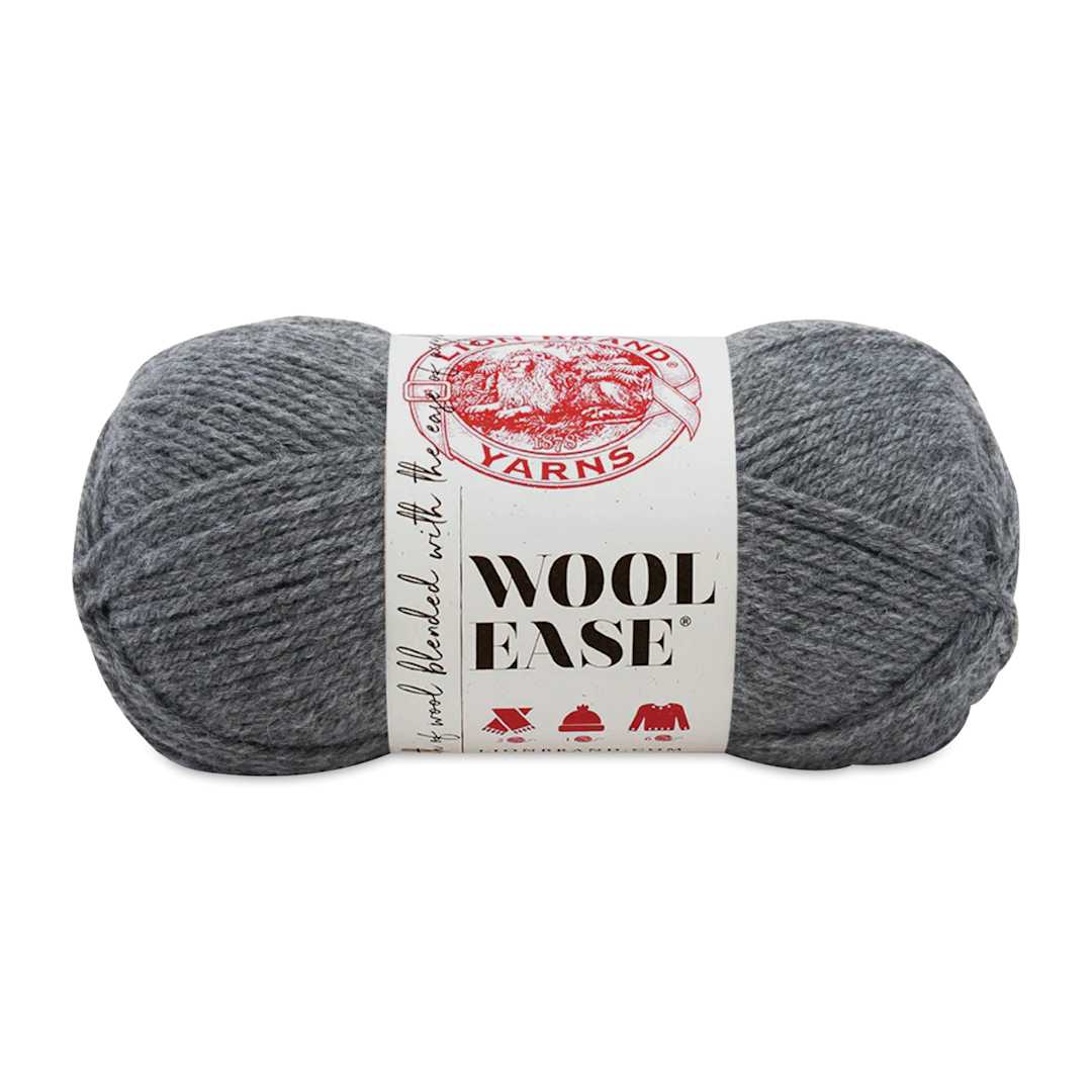 Open in modal - Lion Brand Wool-Ease Yarn - Oxford Grey