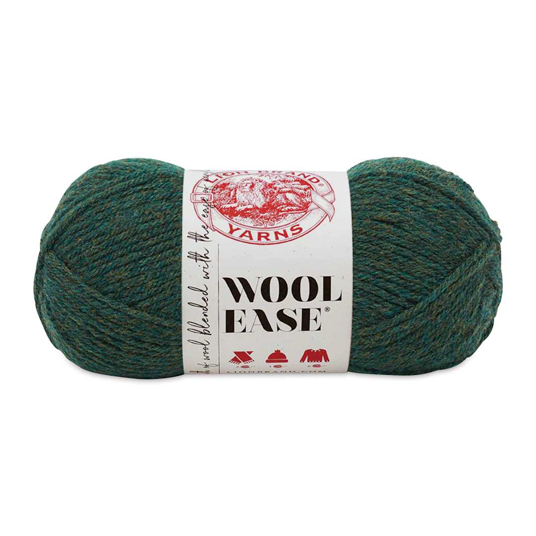 Open in modal - Lion Brand Wool-Ease Yarn - Forest Heather