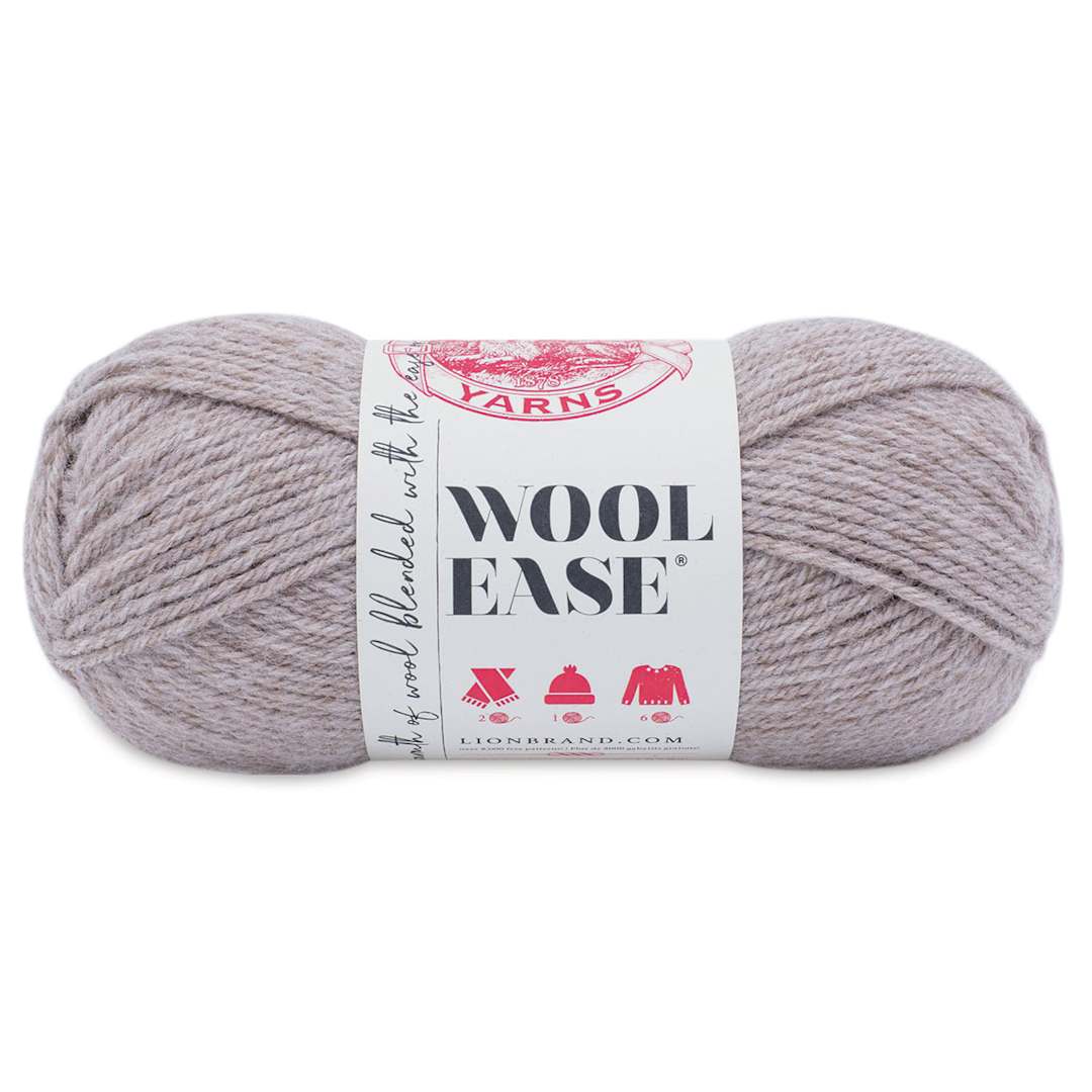 Open in modal - Lion Brand Wool-Ease Yarn - Oatmeal
