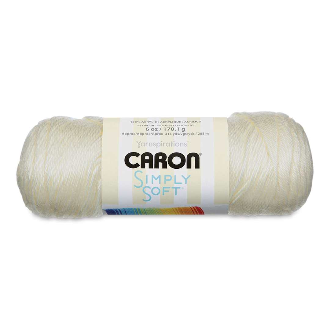 Open in modal - Caron Simply Soft Yarn - Off White