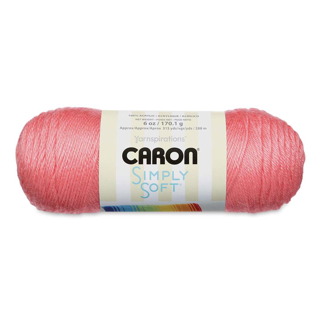 Open in modal - Caron Simply Soft Yarn - Strawberry
