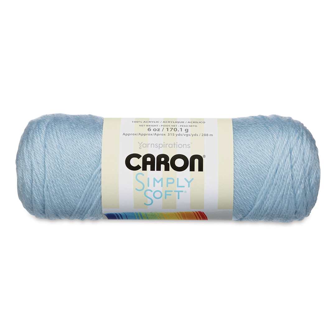 Open in modal - Caron Simply Soft Yarn - Soft Blue