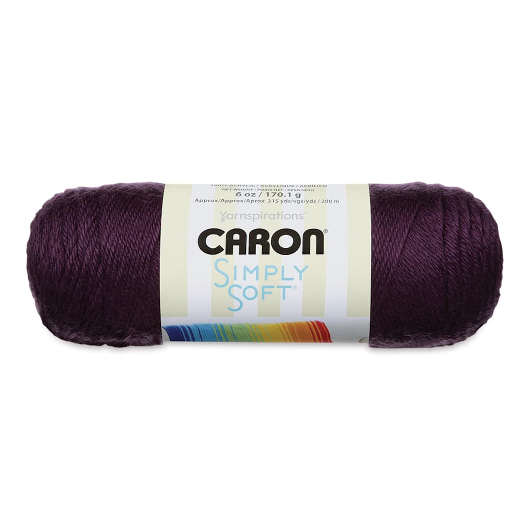 Open in modal - Caron Simply Soft Yarn - Plum Perfect
