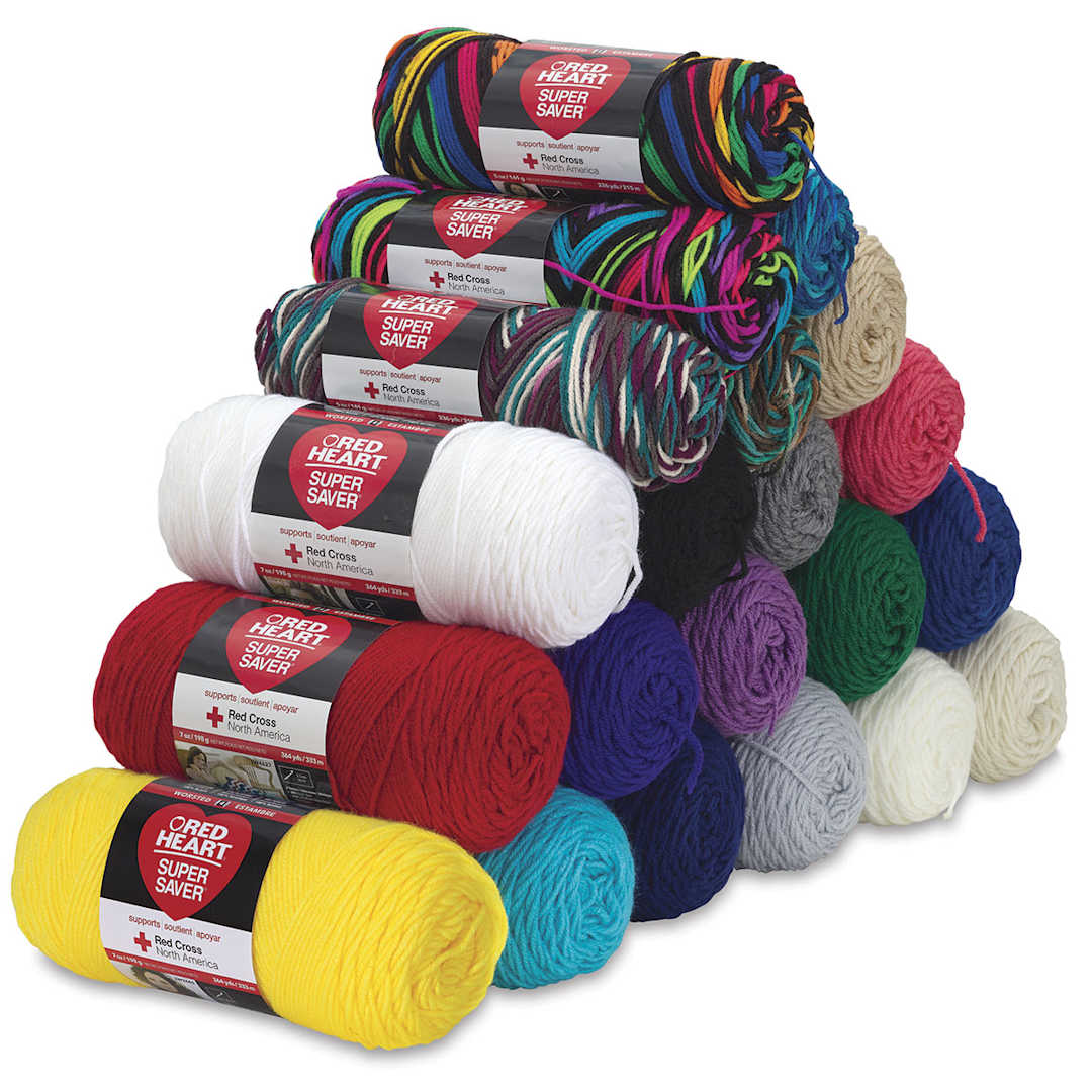 Open in modal - Red Heart Super Saver Yarn  Assorted Colors