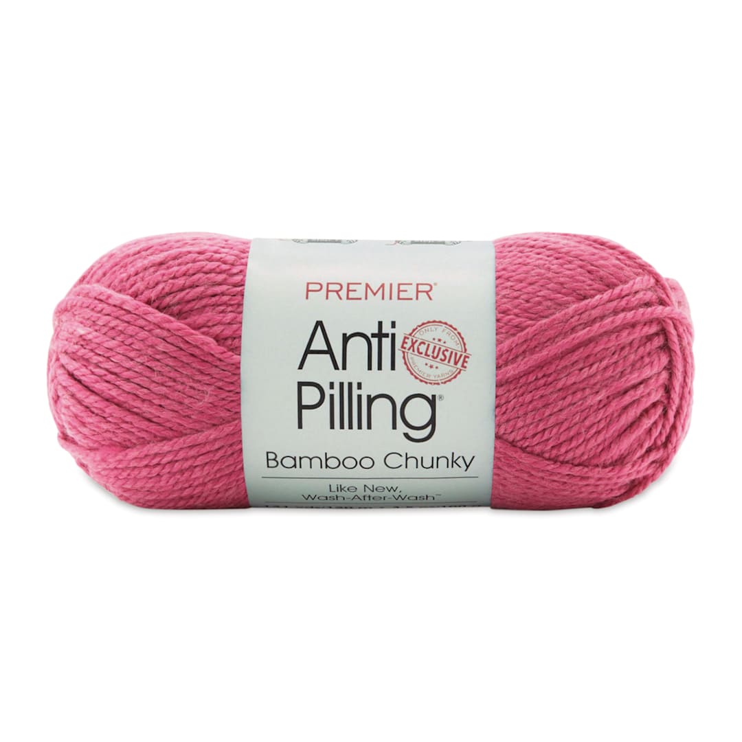 Open in modal - Premier Anti Pilling Bamboo Chunky Yarn - Dragon Fruit, 131 yds