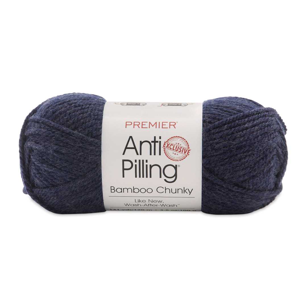 Open in modal - Premier Anti Pilling Bamboo Chunky Yarn - Navy, 131 yds