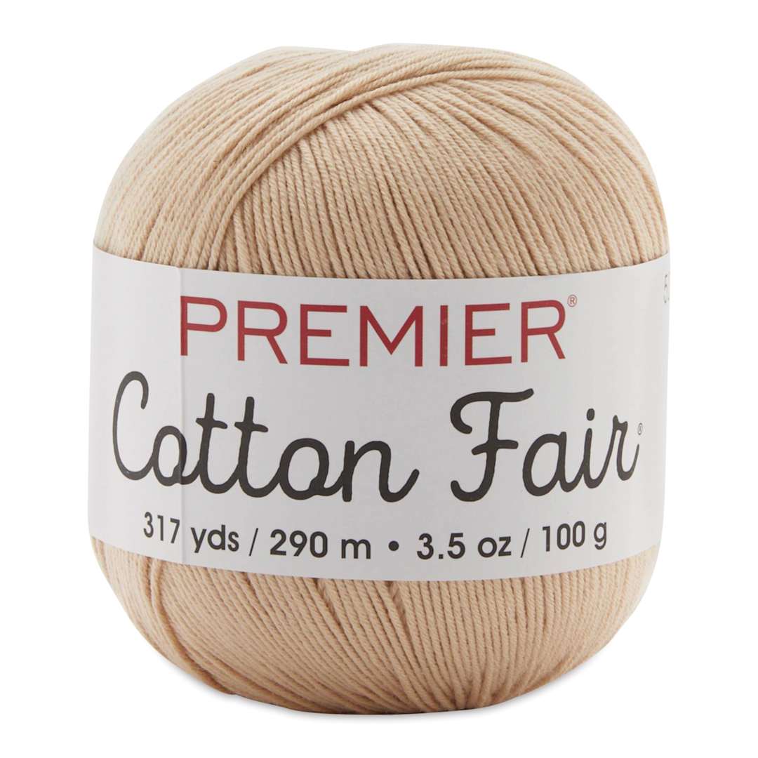 Open in modal - Premier Yarn Cotton Fair Yarn - Sugar Cookie