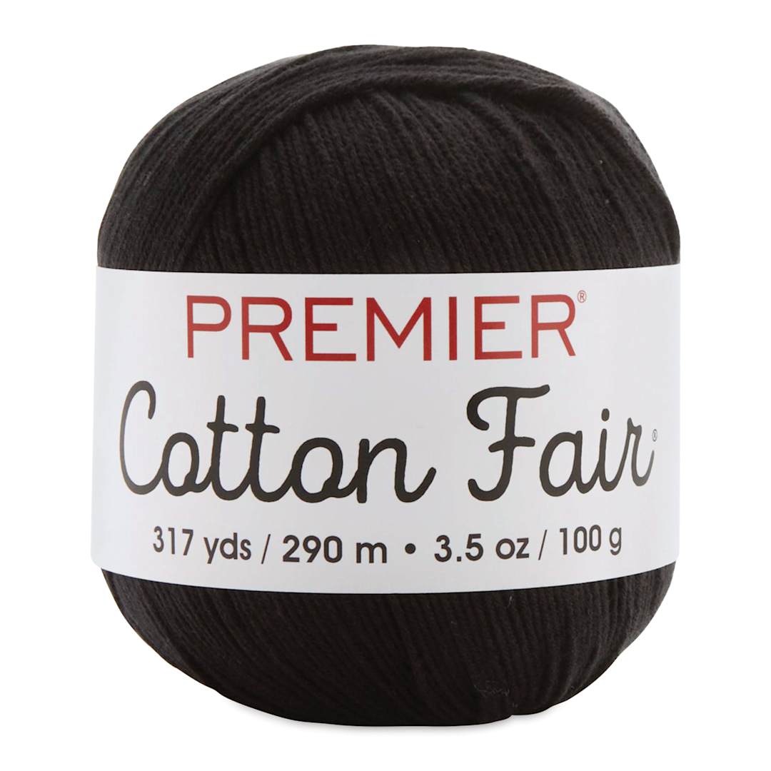 Open in modal - Premier Yarn Cotton Fair Yarn - Black