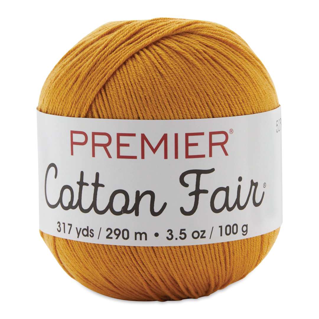 Open in modal - Premier Yarn Cotton Fair Yarn - Goldenrod