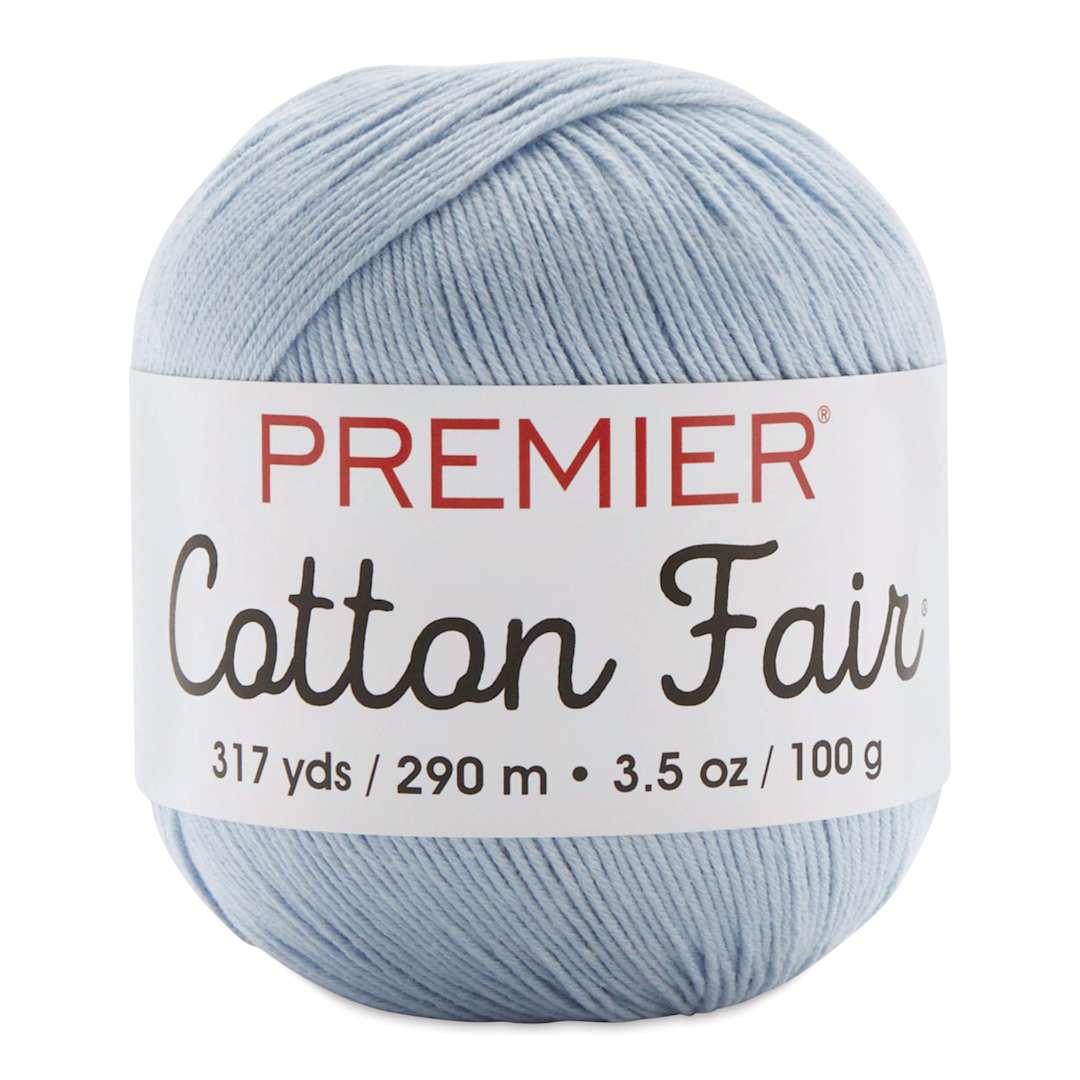 Open in modal - Premier Yarn Cotton Fair Yarn - Baby Blue