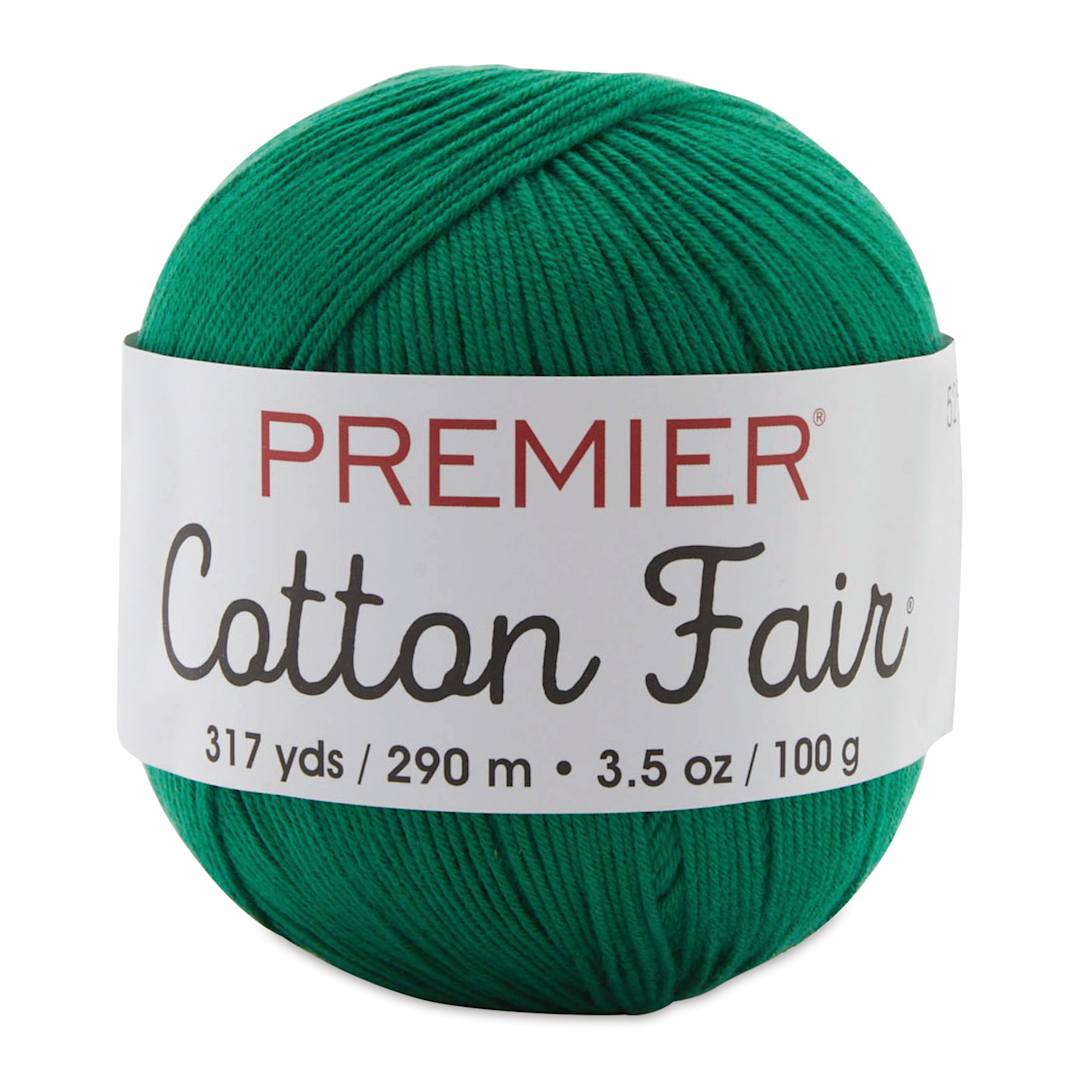 Open in modal - Premier Yarn Cotton Fair Yarn - Kelly Green